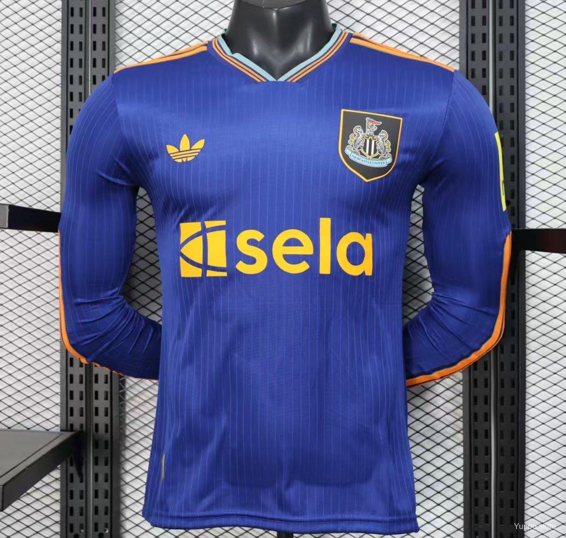 Camiseta de fútbol Newcastle 2025/26 TERCERA MANGA LARGA VERSION JUGADOR
